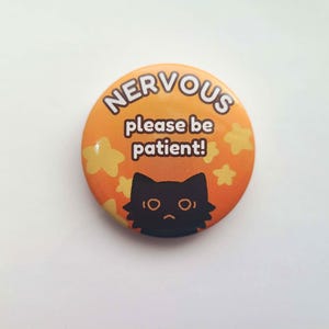 Social Boundary Cats | 32mm/58mm Button Pins image 3
