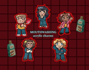 Mouthwashing  | acrylic charms