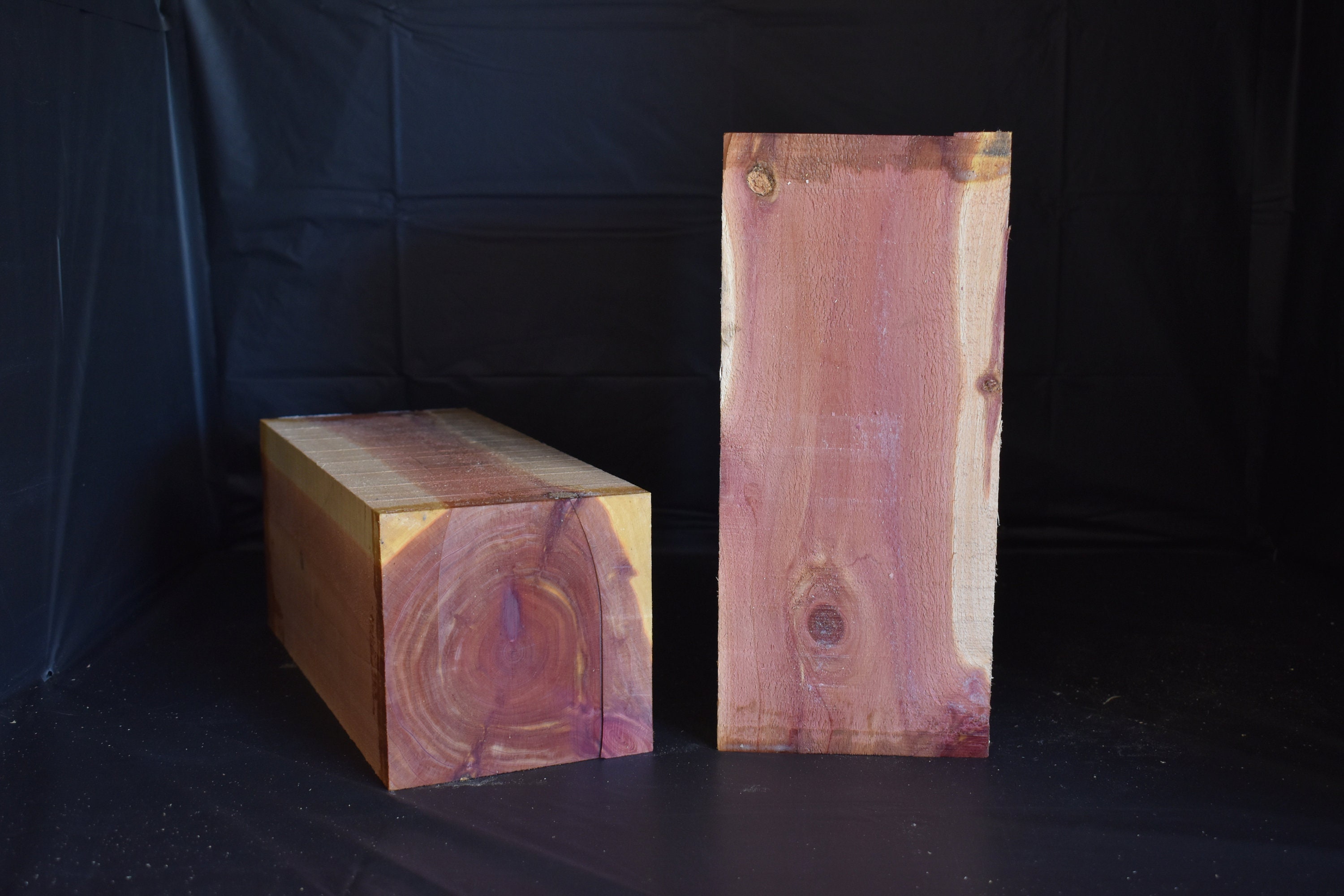 2 Large Cedar Wood Turning Blanks 4.5x4.5x11 Etsy