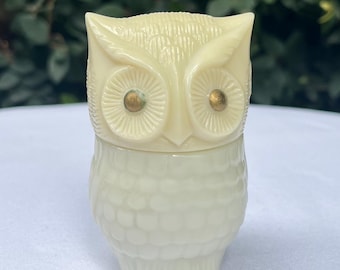 Avon Owl Rose Cream Sachet Perfume Bottle