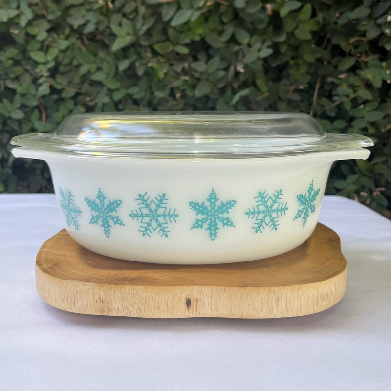 Pyrex Snowflake Collection Pyrex Casserole - Etsy