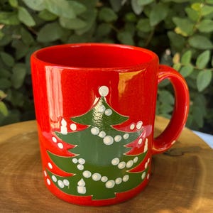 Waechtersbach Christmas Tree Mug from West Germany
