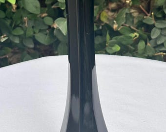 Black Swung Vase 8 inches tall