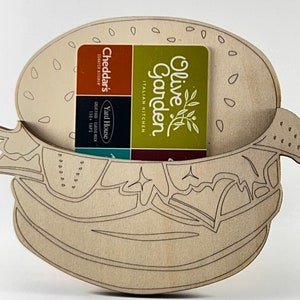Burger gift card holder. Magnetic refrigerator magnet. SVG file only for laser machines.