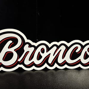 The BRONCO Bronco Sticker