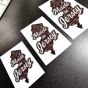 Made In Jersey Jersey Sticker