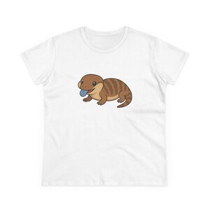 Cute Cartoon Blue Tongue Lizard T-Shirt