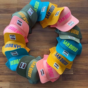 Custom Puff Print Trucker Hat, Personalized Foam Hats, 3D Print Mesh Back Baseball Caps image 2