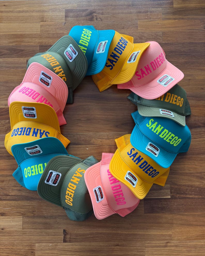 Custom Puff Print Trucker Hat, Personalized Foam Hats, 3D Print Mesh Back Baseball Caps image 2
