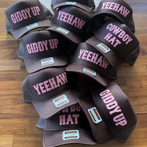Cowgirl Trucker Hat, Not My First Rodeo Hats, Western Style Caps image 6