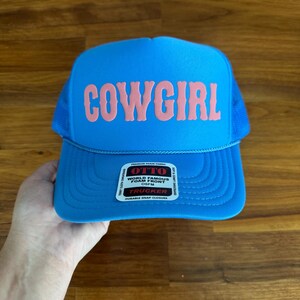 Cowgirl Trucker Hat, Not My First Rodeo Hats, Western Style Caps image 8