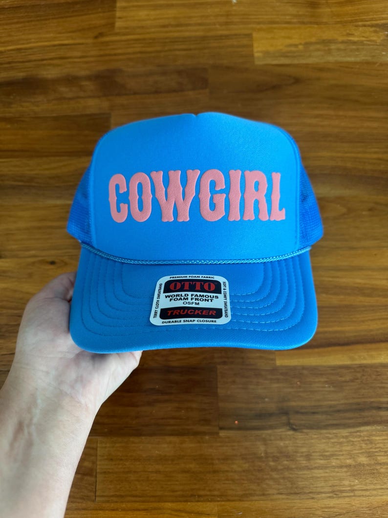 Cowgirl Trucker Hat, Not My First Rodeo Hats, Western Style Caps image 8