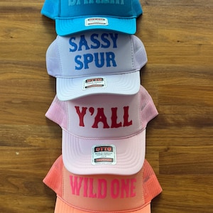 Cowgirl Trucker Hat, Not My First Rodeo Hats, Western Style Caps image 7