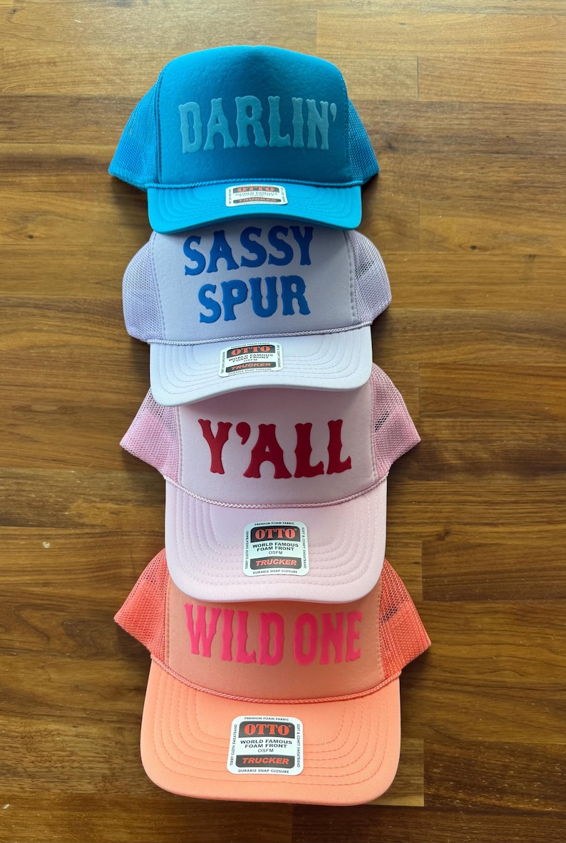 Cowgirl Trucker Hat, Not My First Rodeo Hats, Western Style Caps image 7