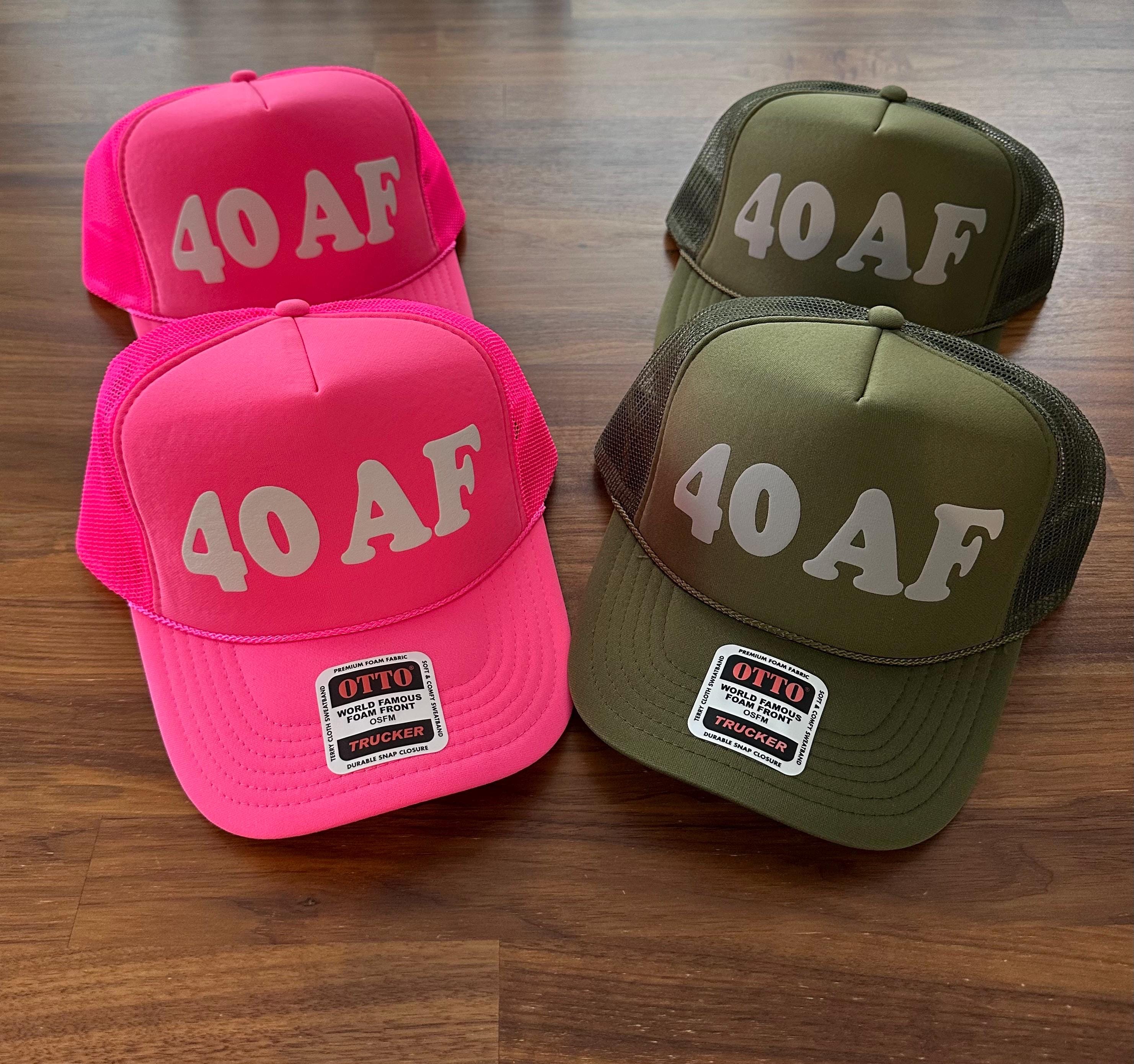 Trucker Hat, Custom Puff Birth Year Trucker Hats, Birthday Year Trucker Caps