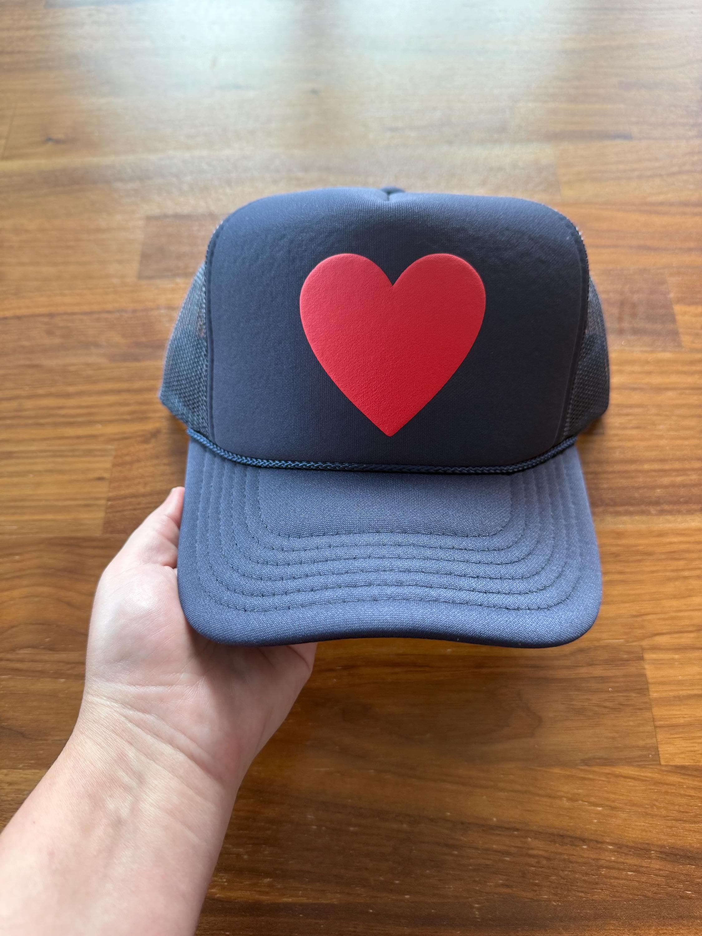 Custom Heart Hat - Etsy