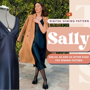 Sally Perfect Beginner Slip Dress PDF Sewing Pattern