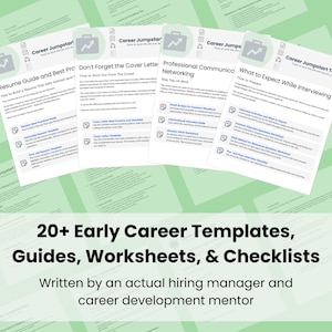 Career Toolkit / Templates and Tools for Career Growth / Future Career Reading for Professionals / PDF and Google Doc File Formats