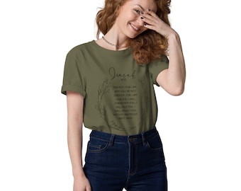Isaías 41:10 Christian Fear Not Camiseta SAHM Crunchy Asthetic