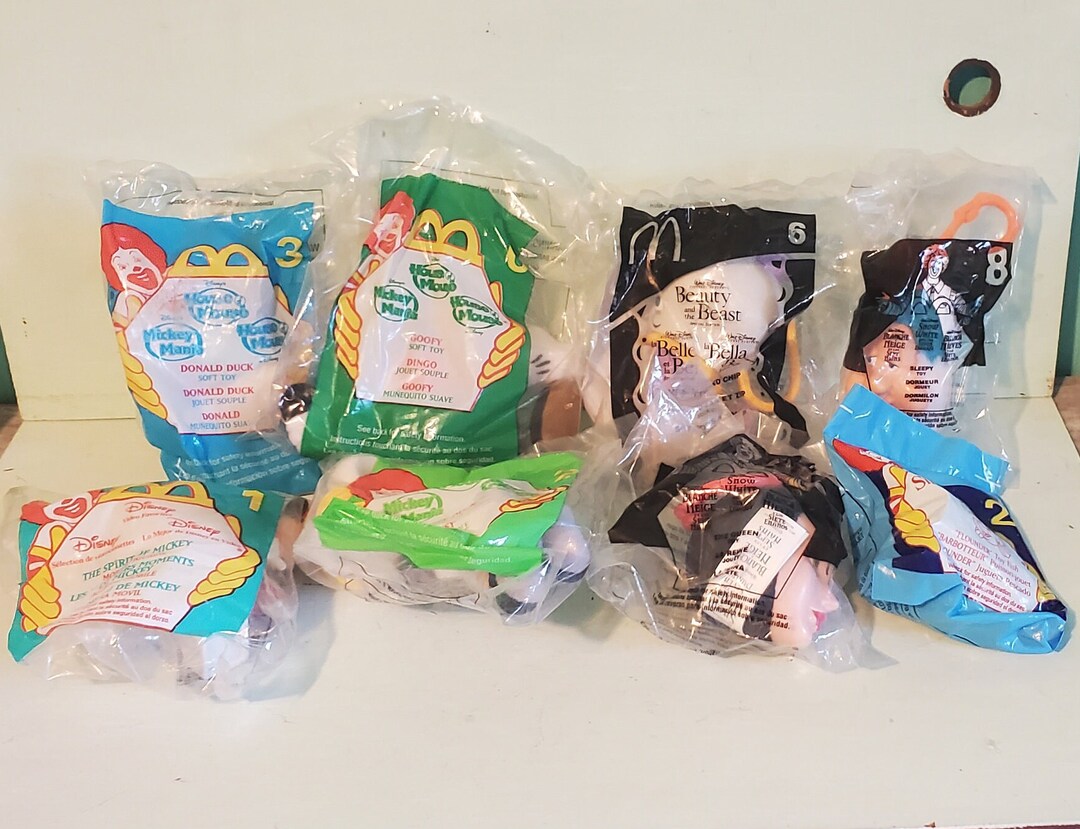 Vintage Disney Mcdonald's Toys.little Mermaid.beauty and Etsy