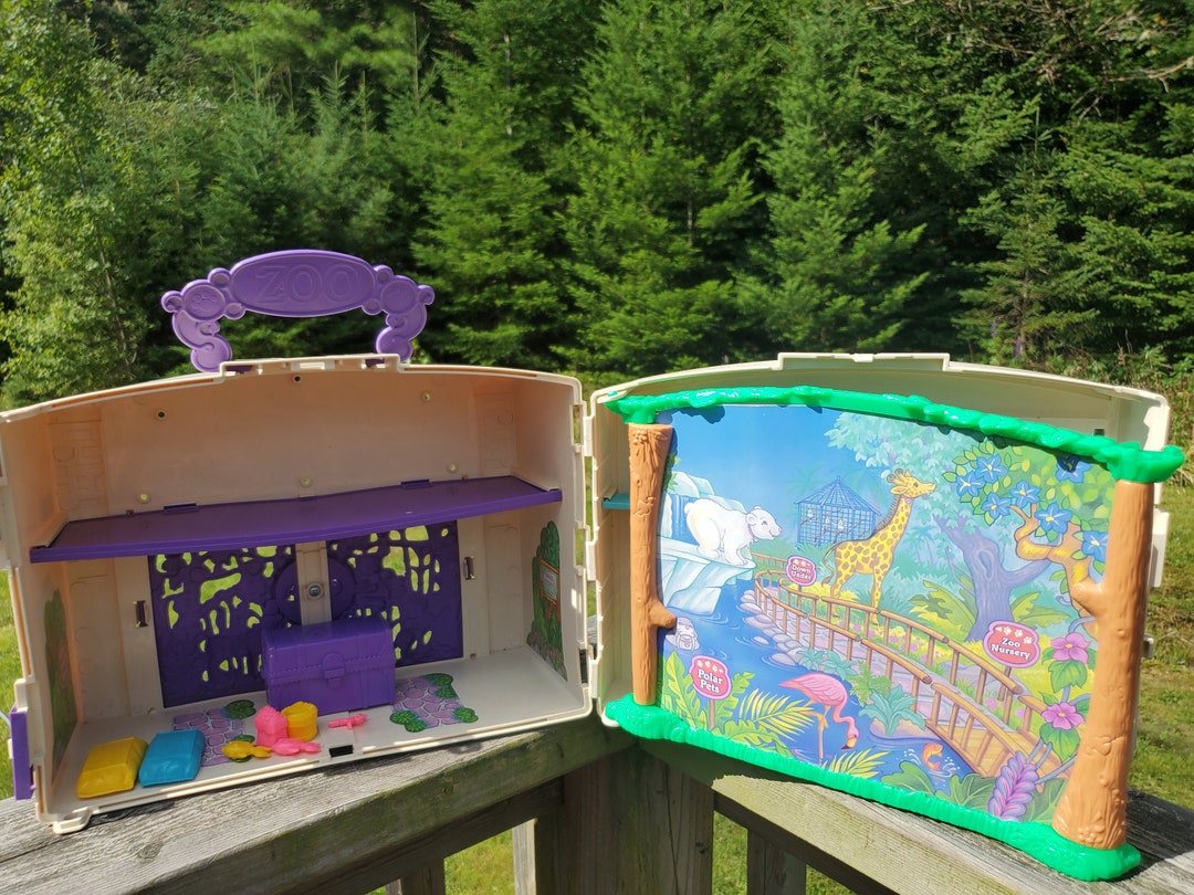 Vintage Littlest Pet Shop Petting Zoo With Some Accessories Etsy