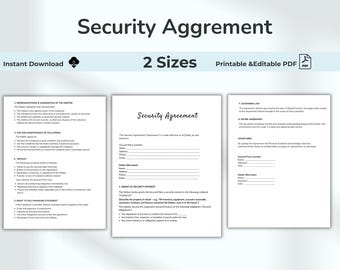 Editable Security Guard Contract Template: PDF & Word (digital Download ...