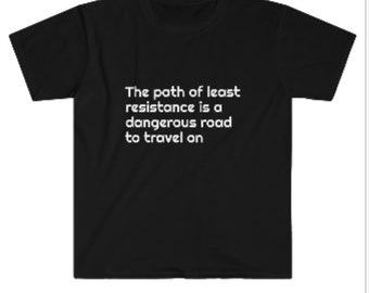 Mens T-shirt with quotes