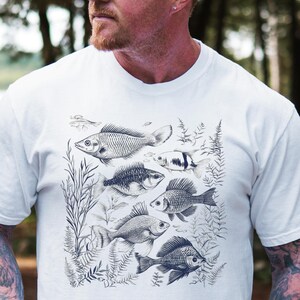 Fisherman Aesthetic Comfort Colors® T-shirt Trendy Beach Vacation Gift Fishing Shirt Ocean Theme Tee Sea Life Casual Unisex Aquarium Tshirt