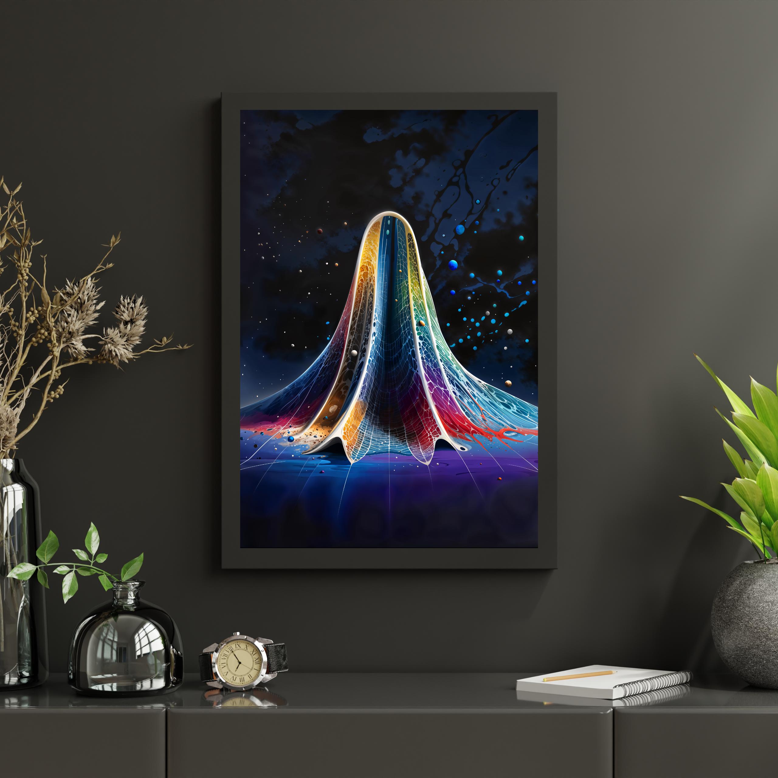 Paramormal Distribution Paranormal Distribution Poster: 3D Ghostly Statistics Art (digital ...