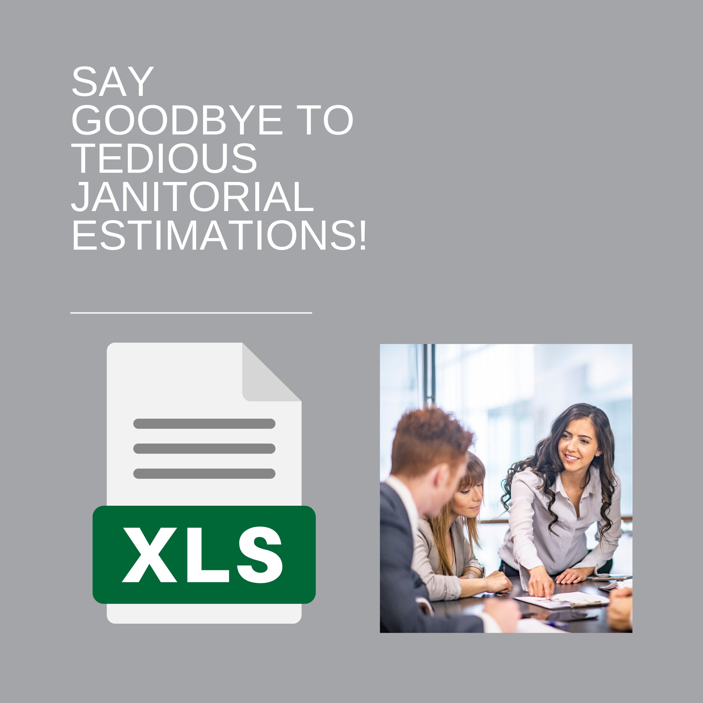 Professional Easy to Use Janitorial Cost Estimator Template Digital