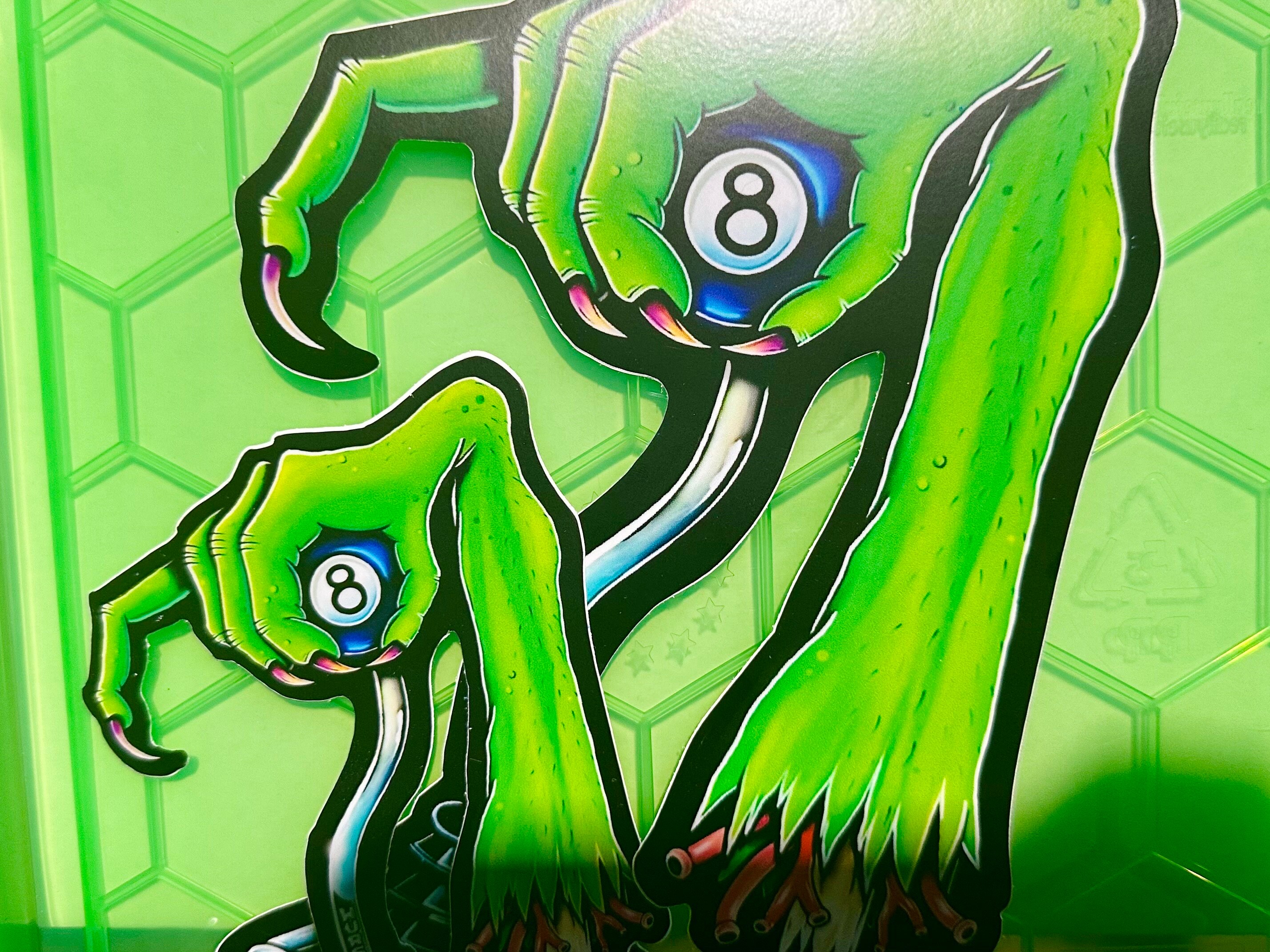 Zombie Hand Hurst Shifter High Quality Vinyl Decal, Hot Rod Art