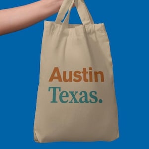 Austin Texas Canvas Tote Bag