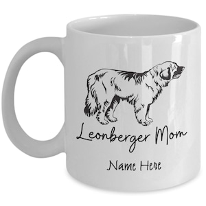 Tazza regalo in ceramica Leonberger Dog Mom