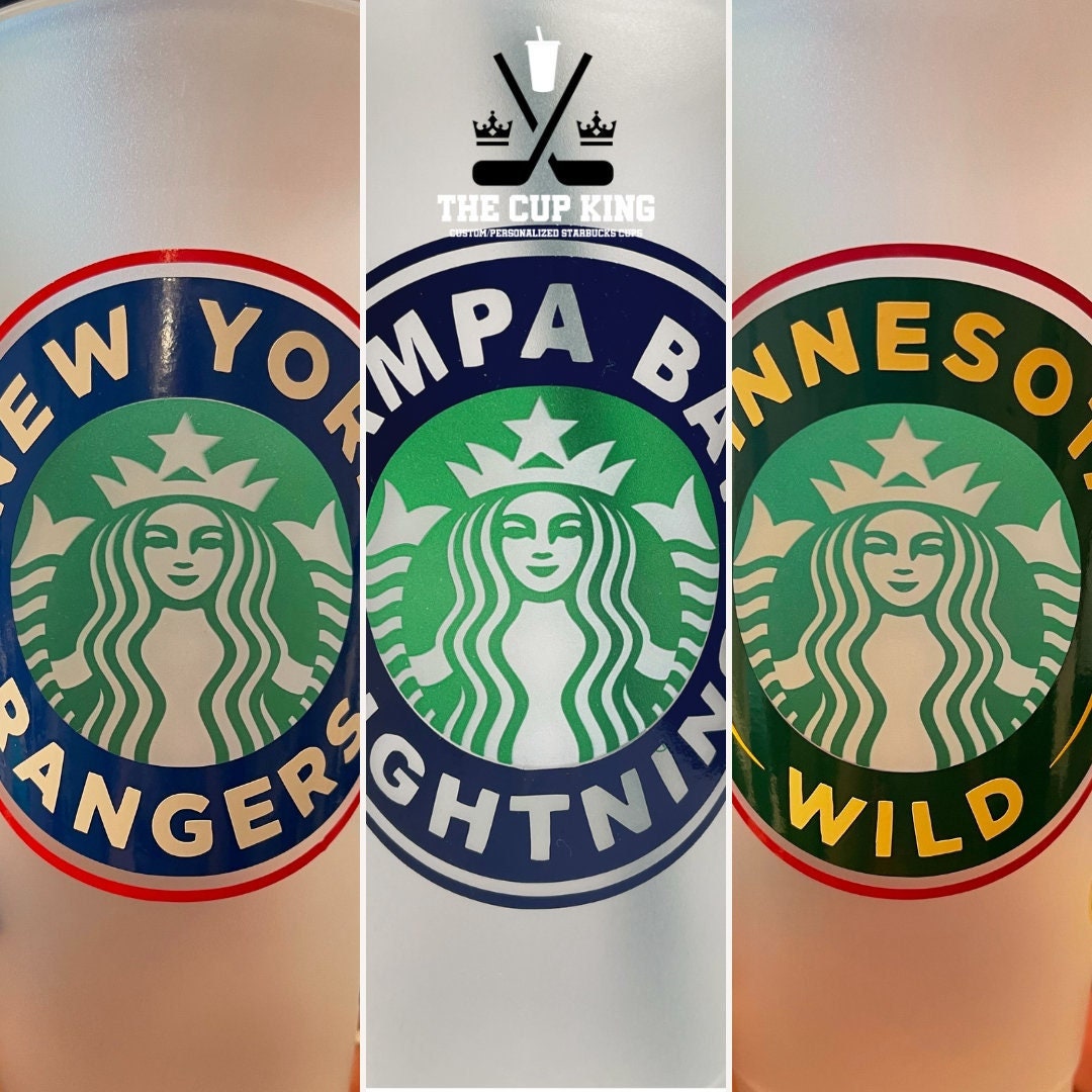 Hockey Starbucks Cup/sports Tumbler/hockey Gifts/custom Starbucks Cup/custom Sports Gift/sports