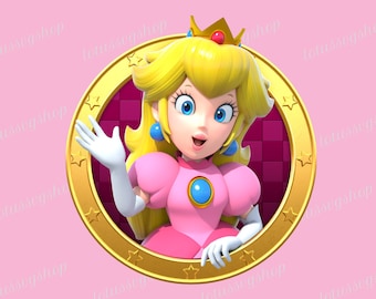 Princess Peach Png, Princess svg, Princess Png, Peach Png, Gift for Kids, Princess, Princess Peach, Princess Birthday gift, Princess Clipart