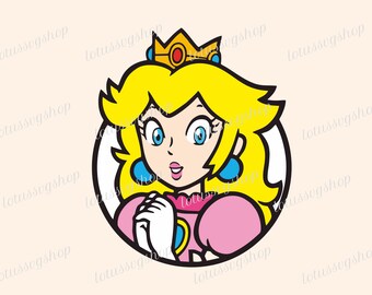 Princess Peach Png, Princess svg, Princess Png, Peach Png, Gift for Kids, Princess, Princess Peach, Princess Birthday gift, Princess Clipart