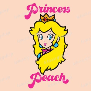 Princess Peach Png, Princess svg, Princess Png, Peach Png, Gift for Kids, Princess, Princess Peach, Princess Birthday gift, Princess Clipart