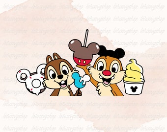 Chip and Dale SVG png clipart ,  Snacks svg , Vector Svg Chip and Dale Ears SVG, Chip and Dale Clipart
