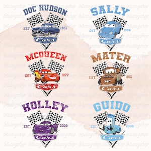 Disney Lightning McQueen Png, Disney Cars Radiator Springs Png Svg,Disney Cars Land Svg,Disney Cars Shirt,Cars Family Png, Disney Trip Shirt