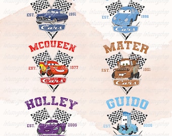 Disney Lightning McQueen Png, Disney Cars Radiator Springs Png Svg,Disney Cars Land Svg,Disney Cars Shirt,Cars Family Png, Disney Trip Shirt
