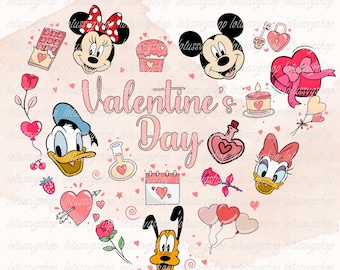 ディズニー ミッキーと仲間たち PNG、ディズニーランド PNG、マウスと仲間たち バレンタイン PNG、マジカル ハート バレンタイン PNG、ハッピー バレンタインデー PNG