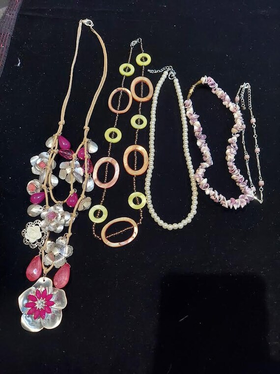 Bargain bundle has 5 necklaces 7 bracelets 1 cuff… - image 5