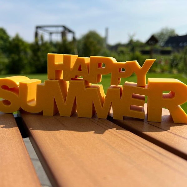 HAPPY SUMMER Schriftzug