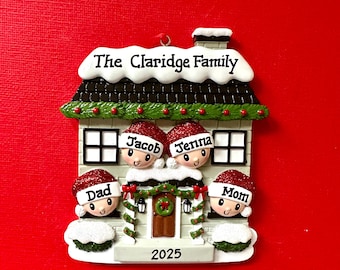 Personalized Pajama Family of 4 With Optional Pet Dog Cat Christmas ...