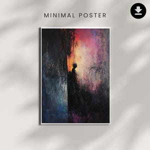 Wabi Sabi Minimalist Wall Art Print | Japandi Aesthetic Digital Download | Neutral Abstract Poster | Modern Zen Decor | Printable Art