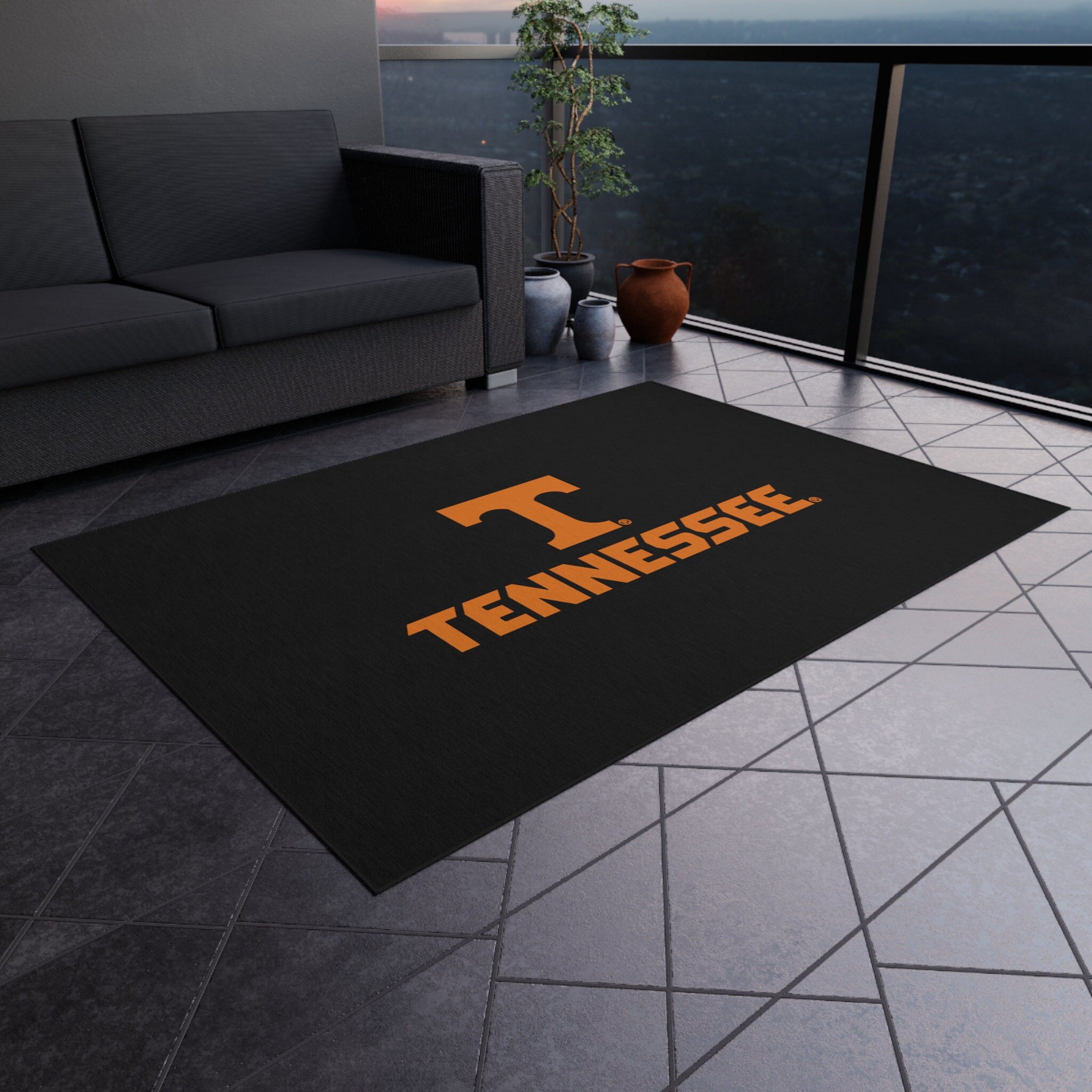 University of Tennessee Rug College Dorm Room Rug Tennessee Etsy