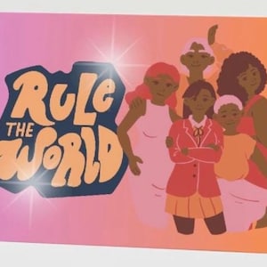 "STYLE: ""Rule the World"" Grußkarte für Frauen."
