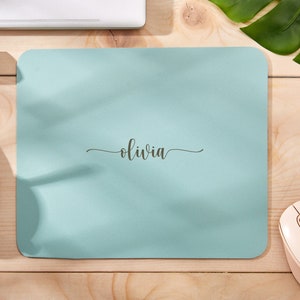 Personalized Mouse Pad,Custom Leather Mousepad,Engraved Mouse Pad,Leather Mouse Pad,Cute Mousepad,Unique Mousepad,Desk Accessories for Women