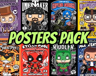 Paquete de sublimación para camisetas, tazas, carteles, artes murales y vasos. Productos digitales para vender en línea para impresión bajo demanda. Paquete PLR.