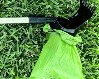 Extendable Dog Pooper Scooper: Lightweight Aluminum with Neoprene Grip
